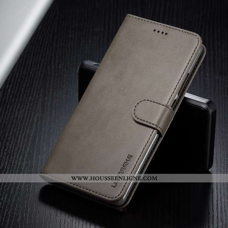 Étui Samsung Galaxy A41 Protection Cuir Fluide Doux Coque Tout Compris Téléphone Portable Marron