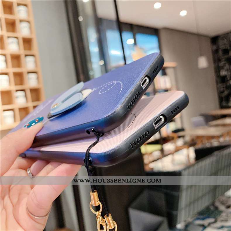 Étui Samsung Galaxy A51 Protection Fluide Doux Coque Téléphone Portable Mode Étoile Bleu