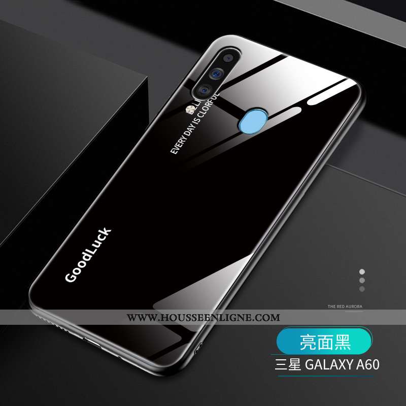 Étui Samsung Galaxy A60 Ornements Suspendus Personnalité Simple Tendance Difficile Coque Créatif Vio