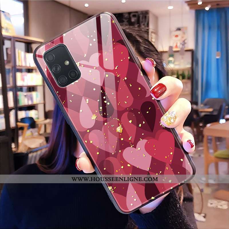 Étui Samsung Galaxy A71 Modèle Fleurie Protection Noir Tendance Léopard Rose Téléphone Portable