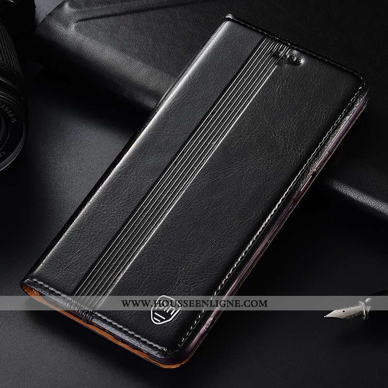 Étui Samsung Galaxy Note 10 Lite Cuir Véritable Protection Étoile Coque Housse Incassable Marron