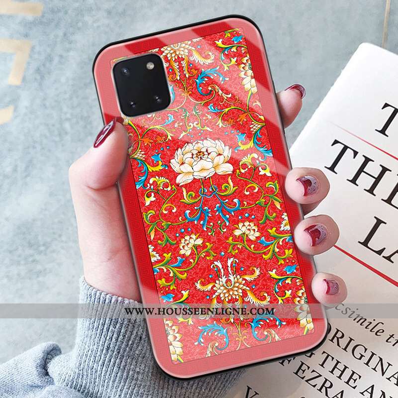 Étui Samsung Galaxy Note 10 Lite Tendance Protection Coque Téléphone Portable Rouge Tout Compris