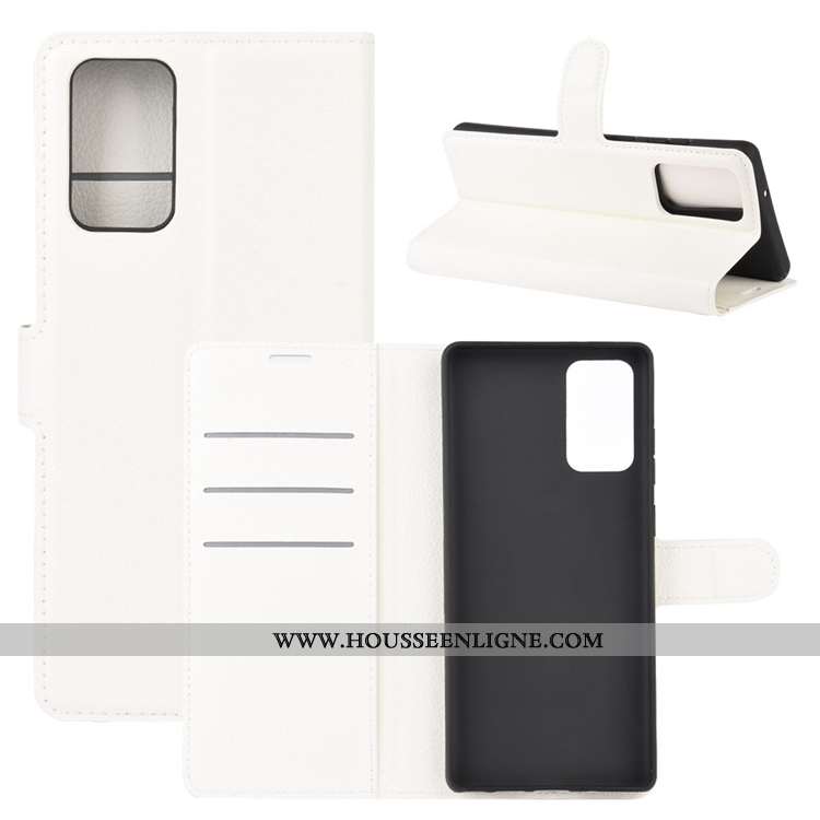 Étui Samsung Galaxy Note20 Ultra Cuir Délavé En Daim Carte Téléphone Portable Antidérapant Étoile Co