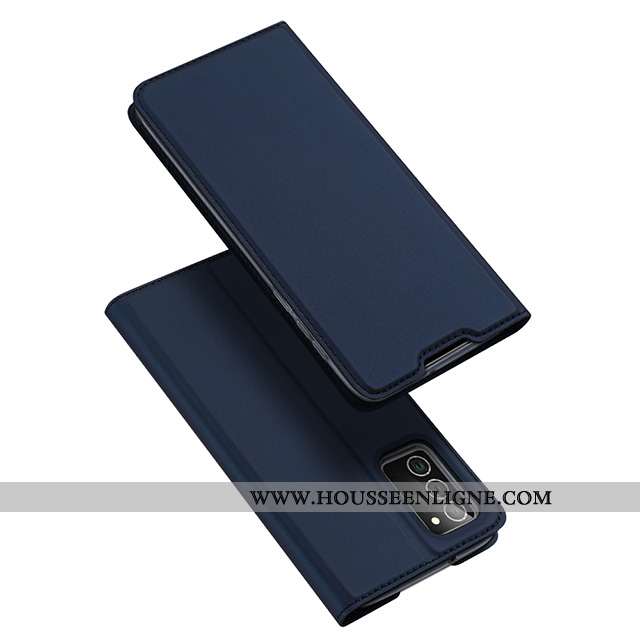 Étui Samsung Galaxy Note20 Ultra Légère Incassable Cuir Téléphone Portable Étoile Coque Noir