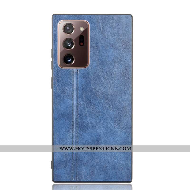 Étui Samsung Galaxy Note20 Ultra Protection Cuir Coque Noir Modèle Fleurie Téléphone Portable