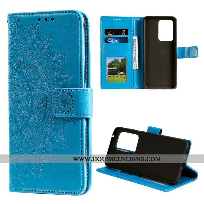 Étui Samsung Galaxy Note20 Ultra Protection Cuir Housse Coque Téléphone Portable Étoile Gris
