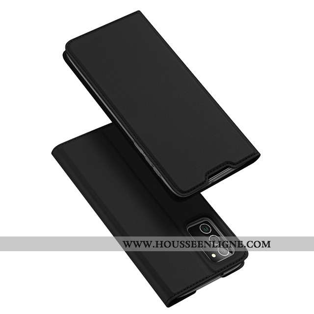Étui Samsung Galaxy Note20 Ultra Ultra Légère Magnétisme Cuir Étoile Téléphone Portable Noir