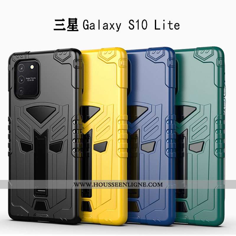 Étui Samsung Galaxy S10 Lite Protection Fluide Doux Support Étoile Téléphone Portable Incassable Ver