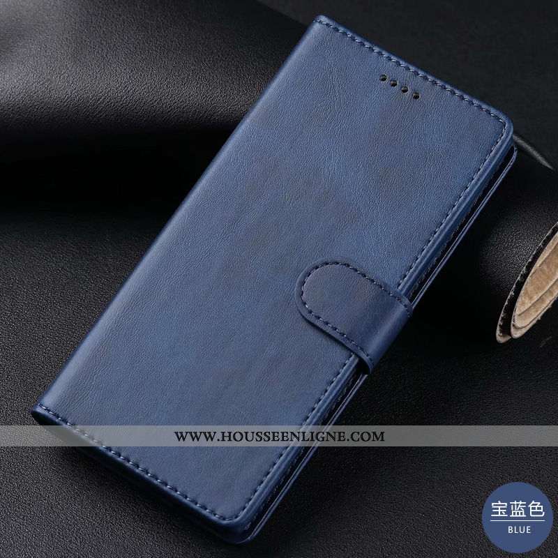 Étui Samsung Galaxy S20 Cuir Véritable Manuel Téléphone Portable Bleu Marin Housse Étoile Cuir Bleu 