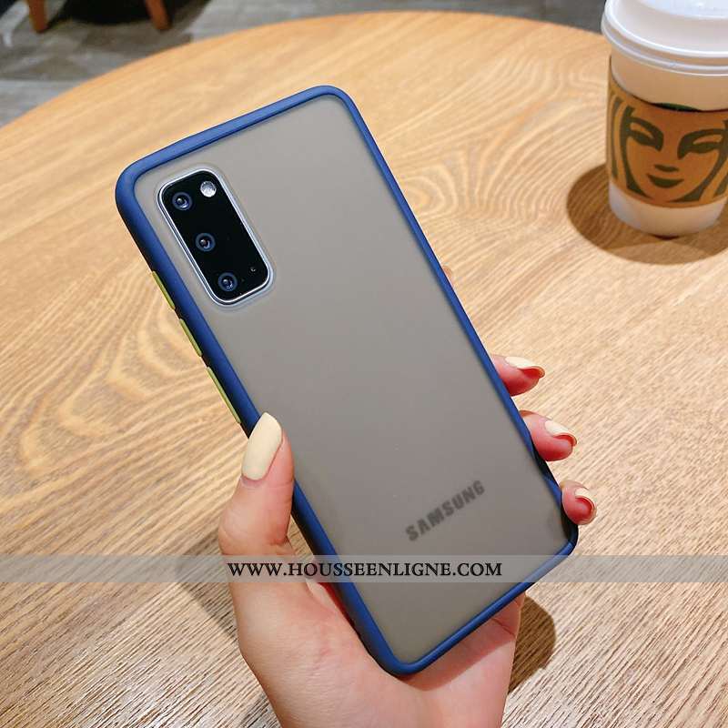 Étui Samsung Galaxy S20 Silicone Mode Étoile Personnalité Délavé En Daim Créatif Nouveau Rouge