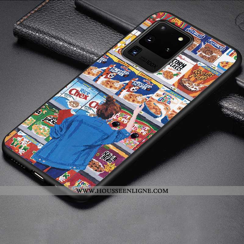 Étui Samsung Galaxy S20 Ultra Fluide Doux Silicone Téléphone Portable Charmant Protection Incassable