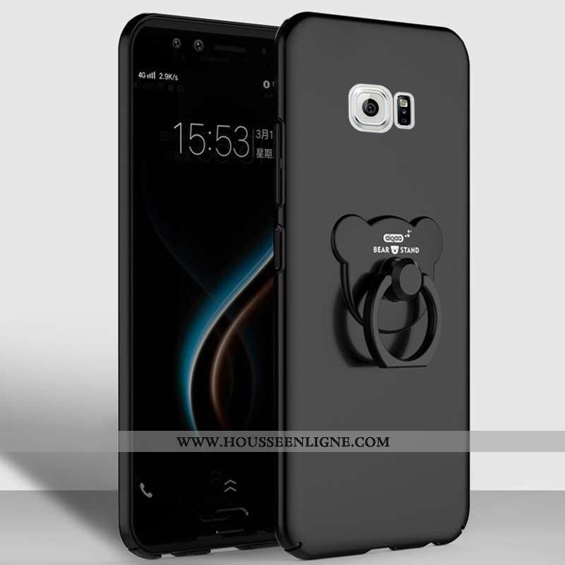 Étui Samsung Galaxy S6 Ornements Suspendus Créatif Téléphone Portable Anneau Noir Coque Étoile