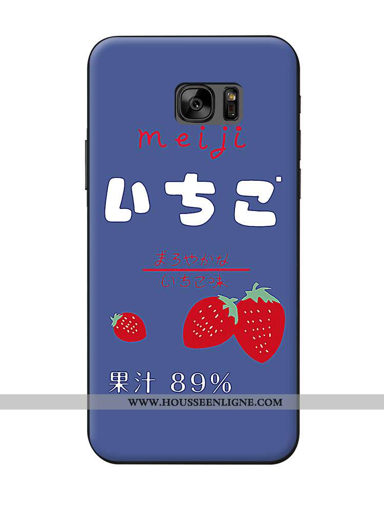 Étui Samsung Galaxy S6 Silicone Dessin Animé Amoureux Téléphone Portable Fluide Doux Étoile Blanche