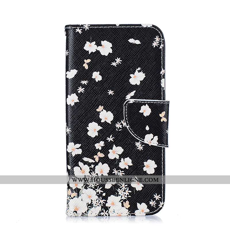 Étui Samsung Galaxy S7 Edge Dessin Animé Cuir Coque Blanc Téléphone Portable Housse Blanche