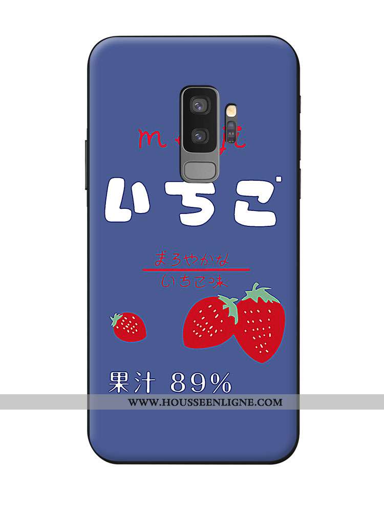 Étui Samsung Galaxy S9+ Dessin Animé Tendance Net Rouge Amoureux Bleu Étoile