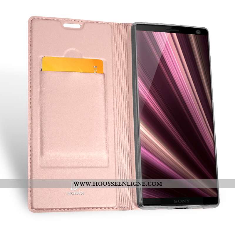 Étui Sony Xperia 10 Sac Protection Tendance Business Tout Compris Téléphone Portable Rose