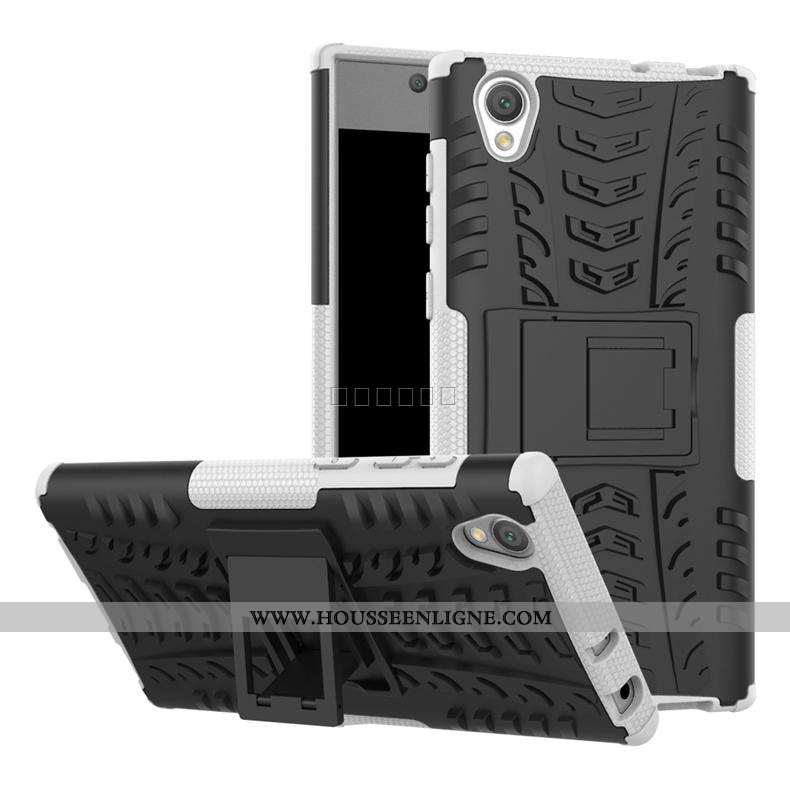 Étui Sony Xperia L1 Modèle Fleurie Protection Noir Téléphone Portable Incassable Personnalité