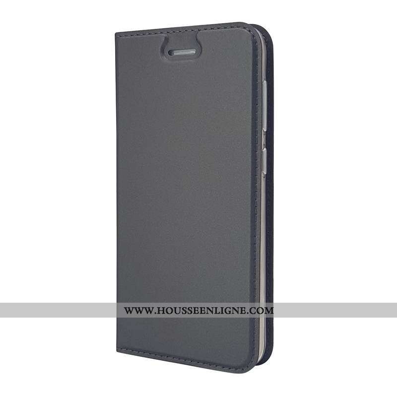 Étui Sony Xperia Xa1 Cuir Housse Téléphone Portable Noir Coque