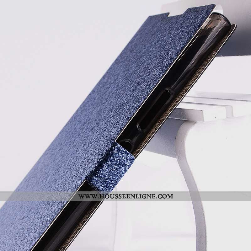 Étui Sony Xperia Xa1 Cuir Téléphone Portable Coque Bleu
