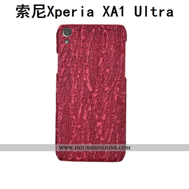 Étui Sony Xperia Xa1 Ultra Protection Luxe Coque Personnalisé Personnalité Créatif Rouge