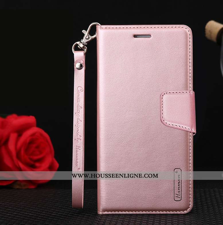 Étui Sony Xperia Xa2 Plus Cuir Protection Housse Rose Incassable Téléphone Portable Véritable
