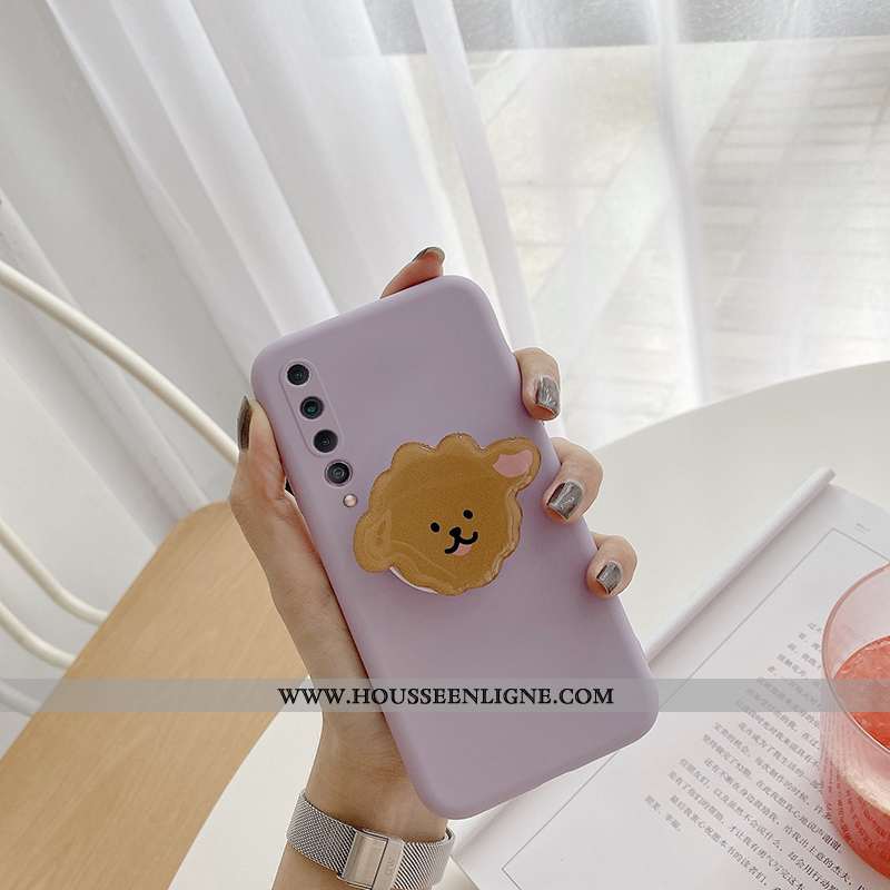 Étui Xiaomi Mi 10 Légère Fluide Doux Légères Incassable Téléphone Portable Simple Violet
