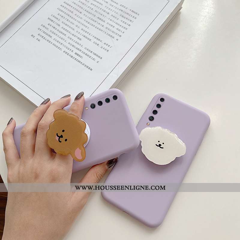 Étui Xiaomi Mi 10 Légère Fluide Doux Légères Incassable Téléphone Portable Simple Violet