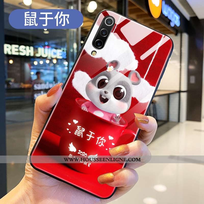 Étui Xiaomi Mi 9 Charmant Ultra Tout Compris Légère Net Rouge Personnalité Silicone