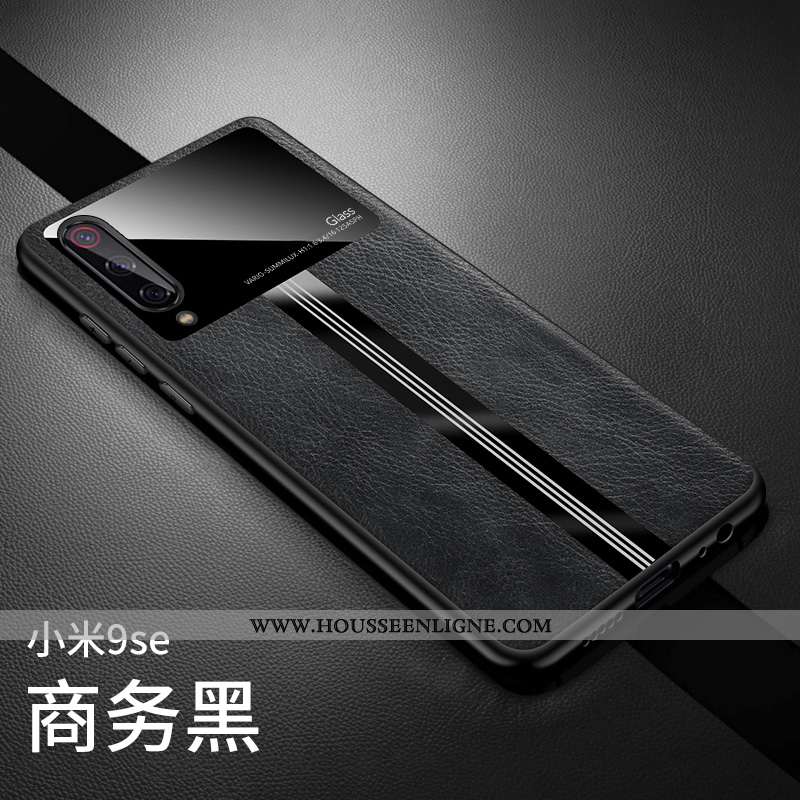 Étui Xiaomi Mi 9 Se Protection Personnalité Ultra Tendance Fluide Doux Légère Coque Noir