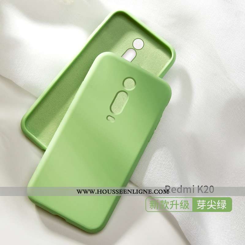 Étui Xiaomi Mi 9t Légère Silicone Incassable Tout Compris Protection Créatif Verte