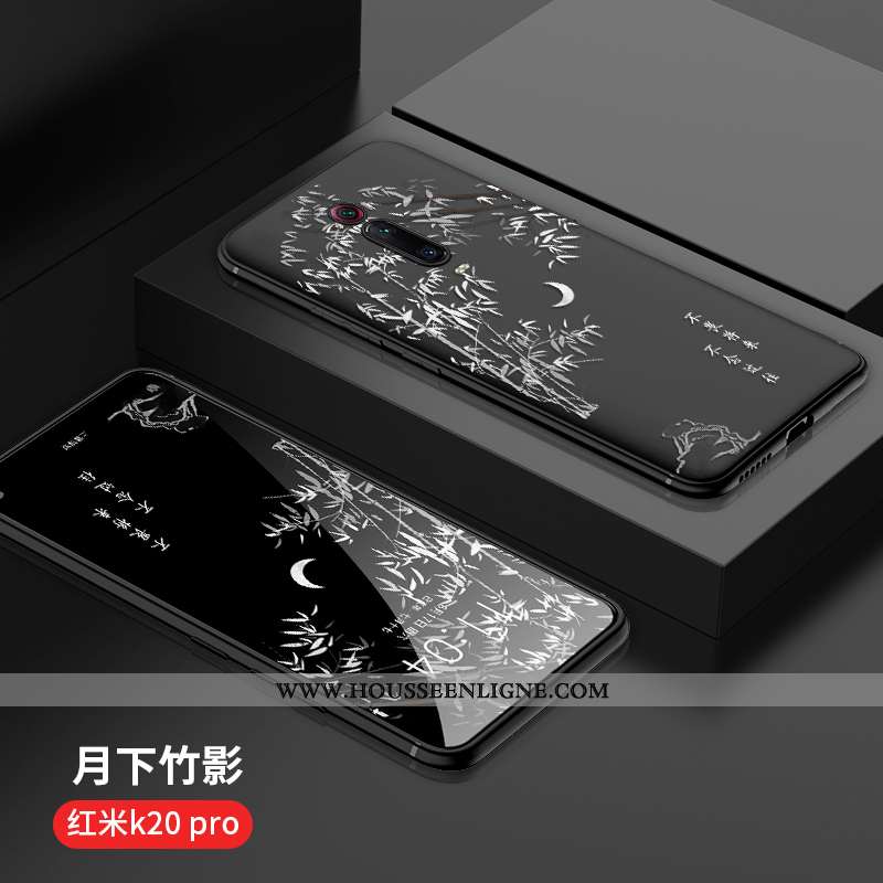 Étui Xiaomi Mi 9t Pro Charmant Tendance Simple Rouge Protection Incassable Noir