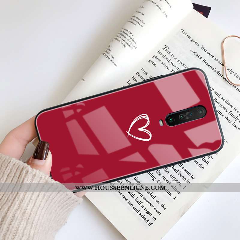 Étui Xiaomi Mi 9t Pro Créatif Fluide Doux Rouge Coque Incassable Noir Téléphone Portable