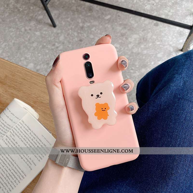 Étui Xiaomi Mi 9t Pro Personnalité Charmant Petit Rose Support Coque Téléphone Portable