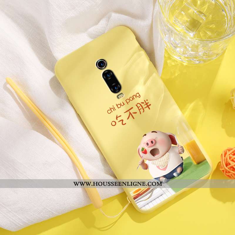 Étui Xiaomi Mi 9t Protection Personnalité Petit Ultra Téléphone Portable Créatif Coque Rose
