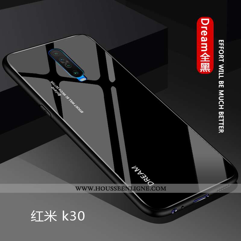 Étui Xiaomi Mi 9t Silicone Protection Bleu Amoureux Dégradé Difficile Rouge