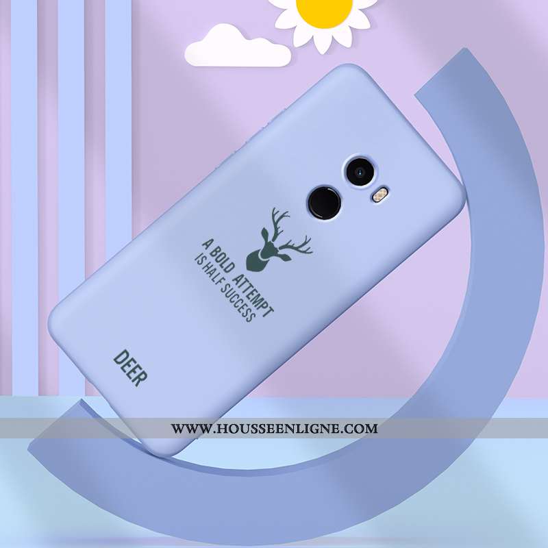 Étui Xiaomi Mi Mix 2 Légère Fluide Doux Téléphone Portable Ultra Silicone Légères Vent Bleu