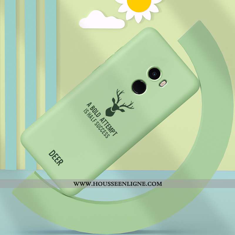 Étui Xiaomi Mi Mix 2 Légère Fluide Doux Téléphone Portable Ultra Silicone Légères Vent Bleu
