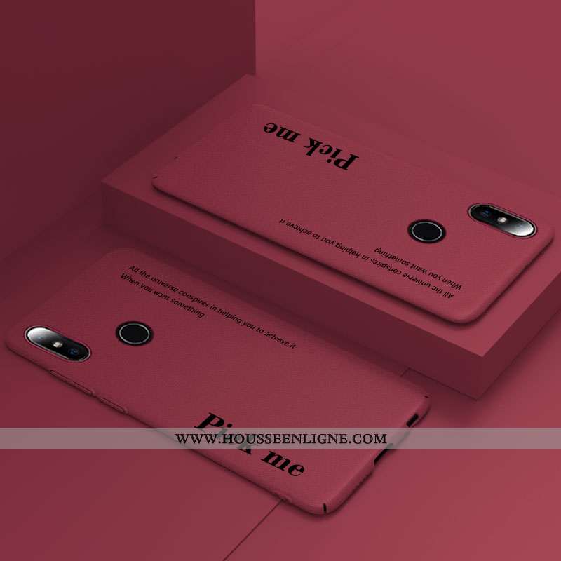 Étui Xiaomi Mi Mix 2s Délavé En Daim Personnalité Incassable Net Rouge Petit Ultra Amoureux Jaune