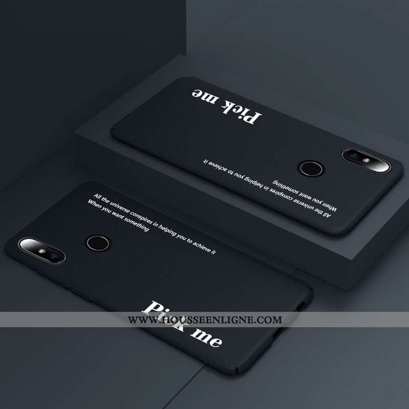 Étui Xiaomi Mi Mix 2s Délavé En Daim Personnalité Incassable Net Rouge Petit Ultra Amoureux Jaune
