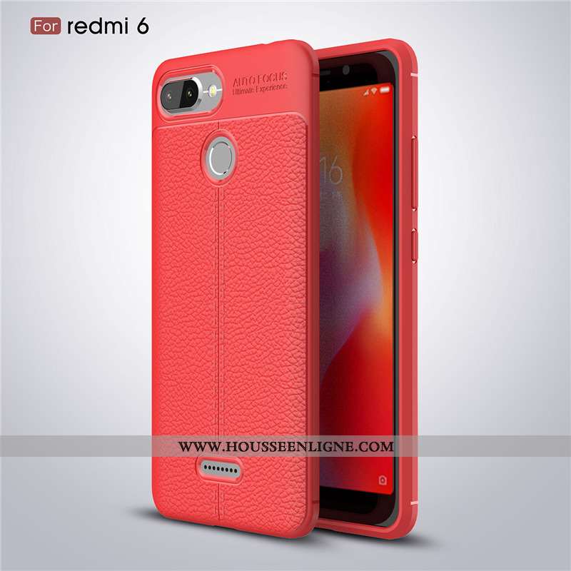 Étui Xiaomi Redmi 6 Mode Protection Téléphone Portable Coque Luxe Ultra Noir