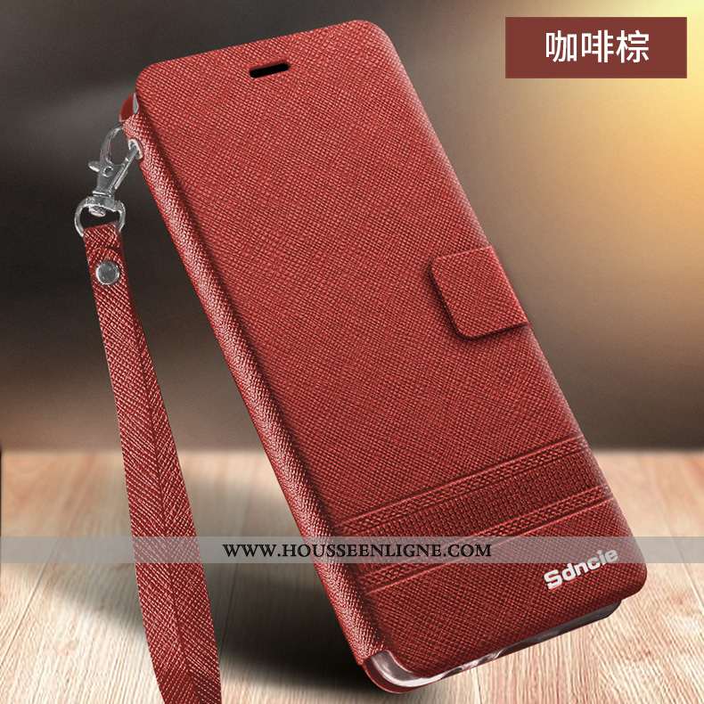 Étui Xiaomi Redmi 9a Cuir Fluide Doux Protection Incassable Business Téléphone Portable Rose