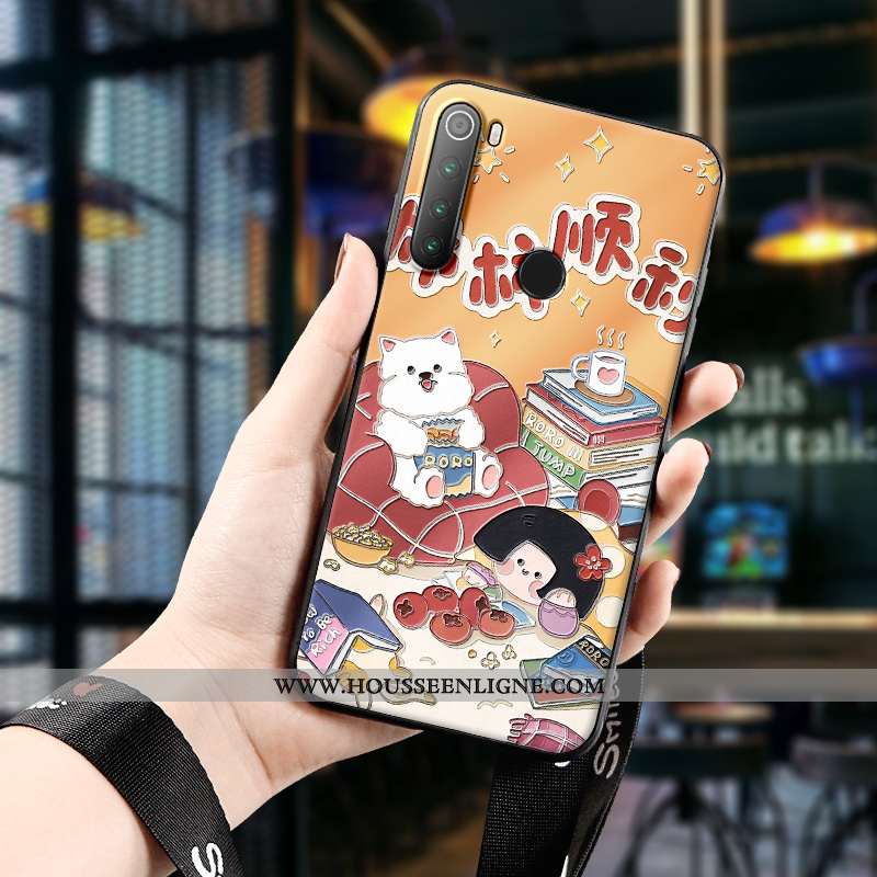 Étui Xiaomi Redmi Note 8t Fluide Doux Silicone Téléphone Portable Petit Protection Dimensionnel Chan
