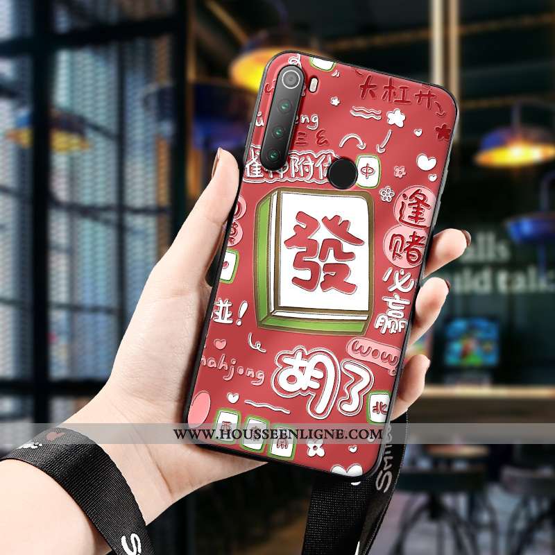 Étui Xiaomi Redmi Note 8t Fluide Doux Silicone Téléphone Portable Petit Protection Dimensionnel Chan