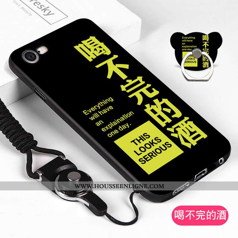 Étui iPhone 6/6s Fluide Doux Ornements Suspendus Coque Noir Incassable Téléphone Portable