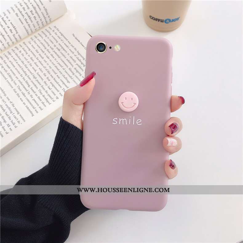Étui iPhone 8 Fluide Doux Mode Amour Incassable Rose Téléphone Portable
