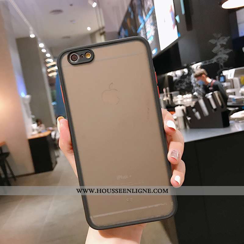 Étui iPhone 8 Silicone Protection Téléphone Portable Incassable Coque Noir
