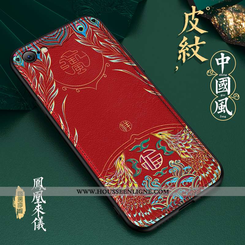 Étui iPhone Se (nouveau) Fluide Doux Protection Vert Style Chinois Téléphone Portable Légère Verte