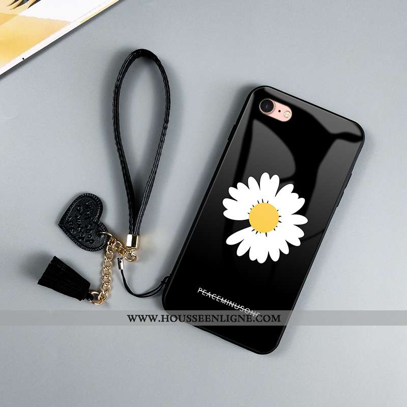 Étui iPhone Se (nouveau) Verre Personnalité Fluide Doux Tendance Créatif Téléphone Portable Petite M