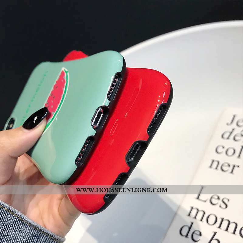 Étui iPhone X Tendance Protection Créatif Nouveau Coque Rouge