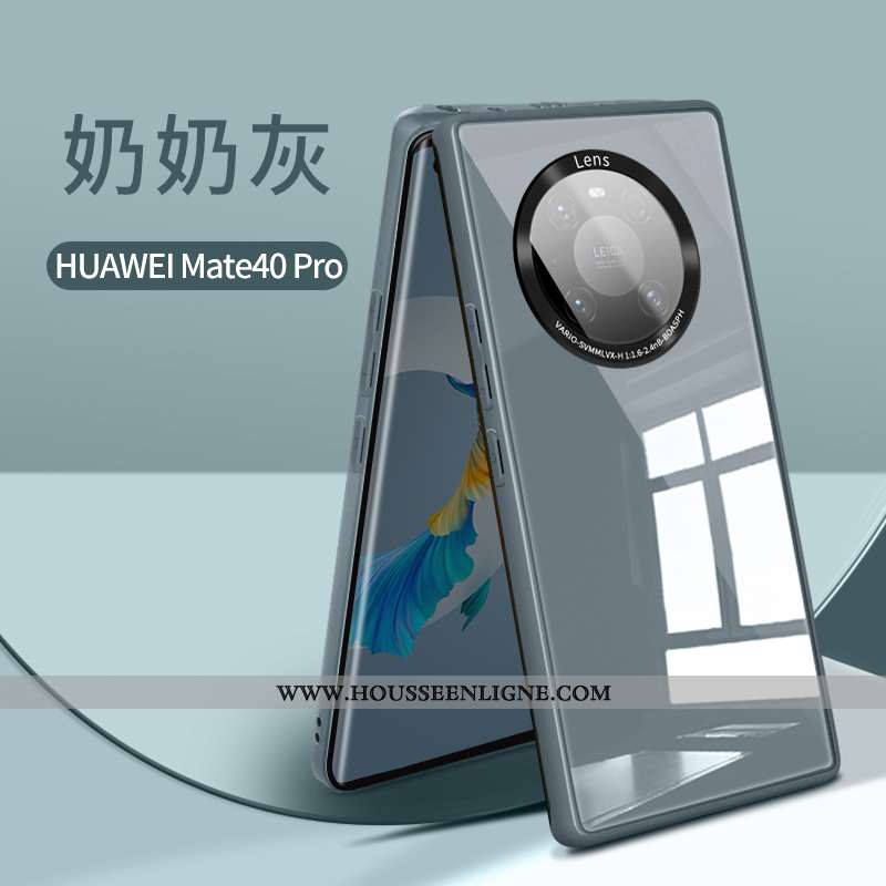 Coque Huawei Mate 40 Pro Légère Silicone Nouveau Ultra Protection Verre Tout Compris Violet